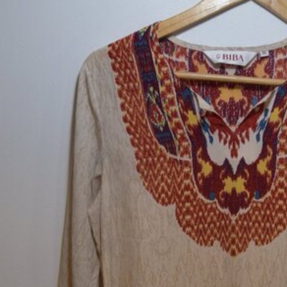 BIBA Patterned Blouse Size 36